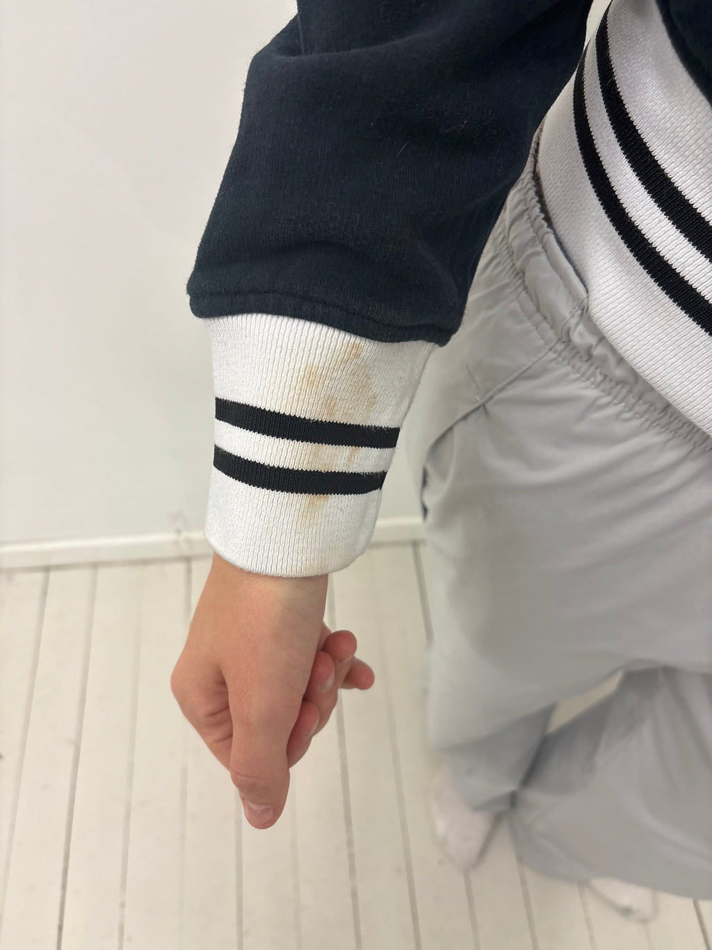 Black USA Zip-Up Track Jacket