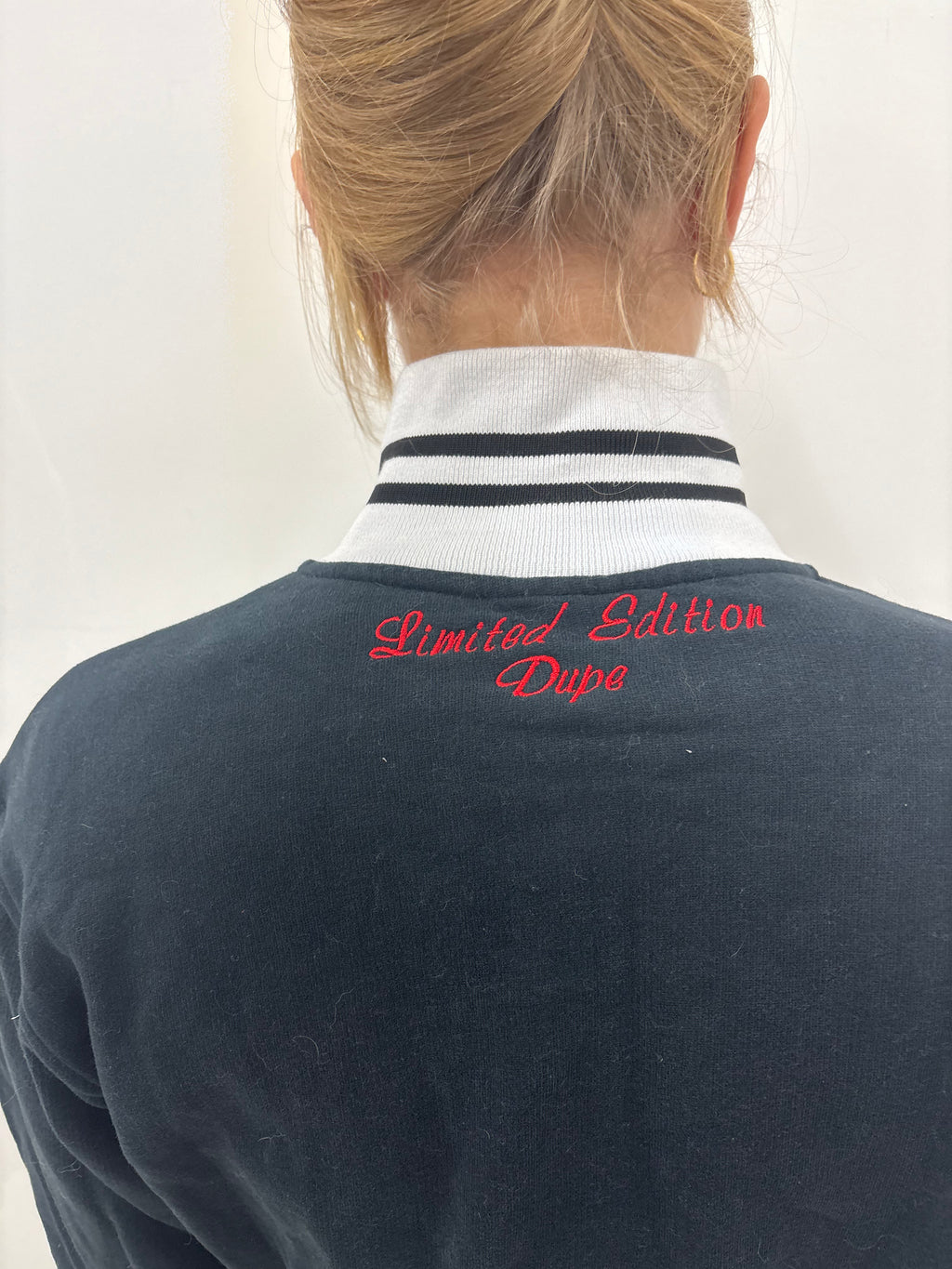 Black USA Zip-Up Track Jacket