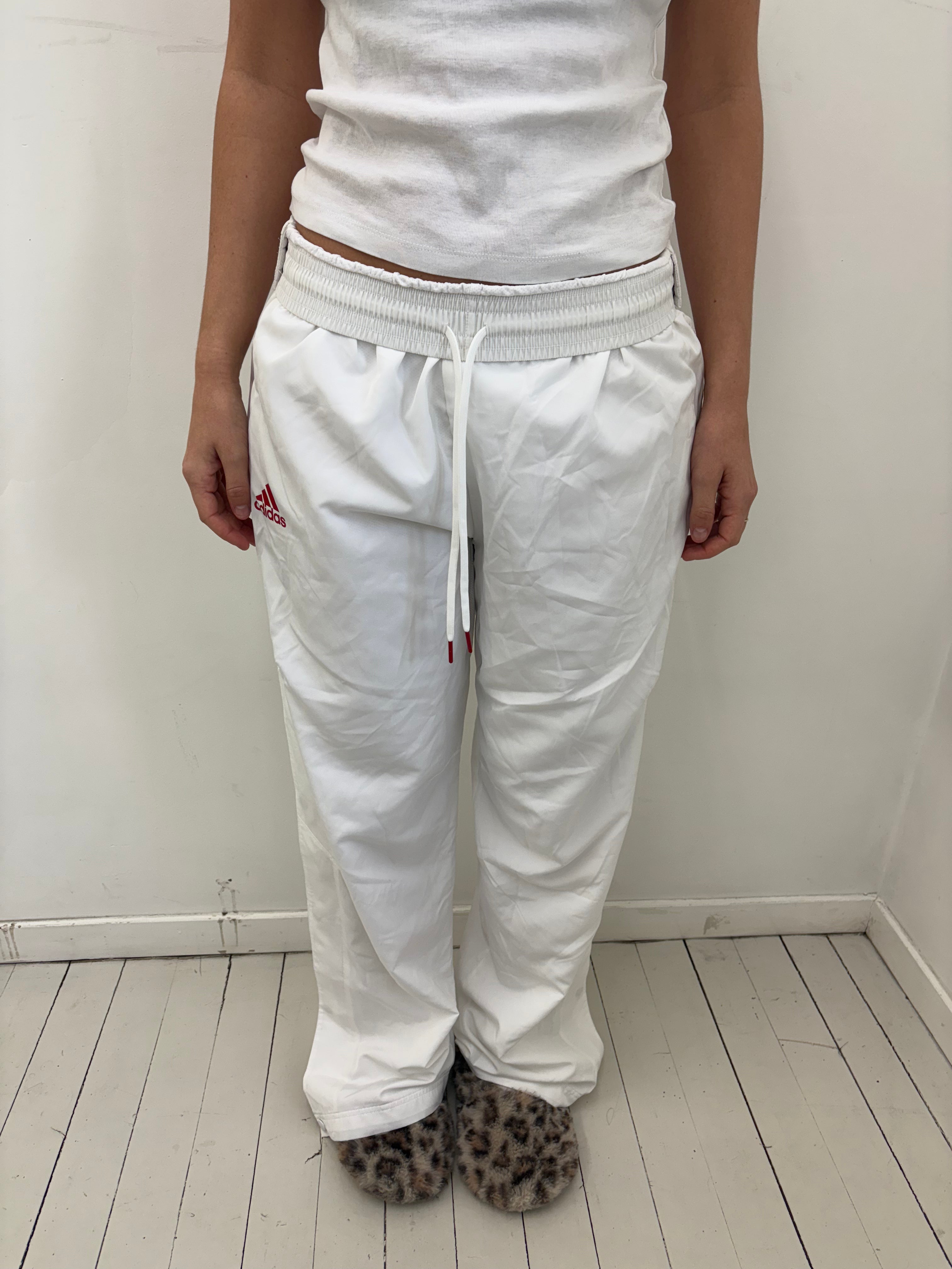 Adidas Y2K White Track Pants