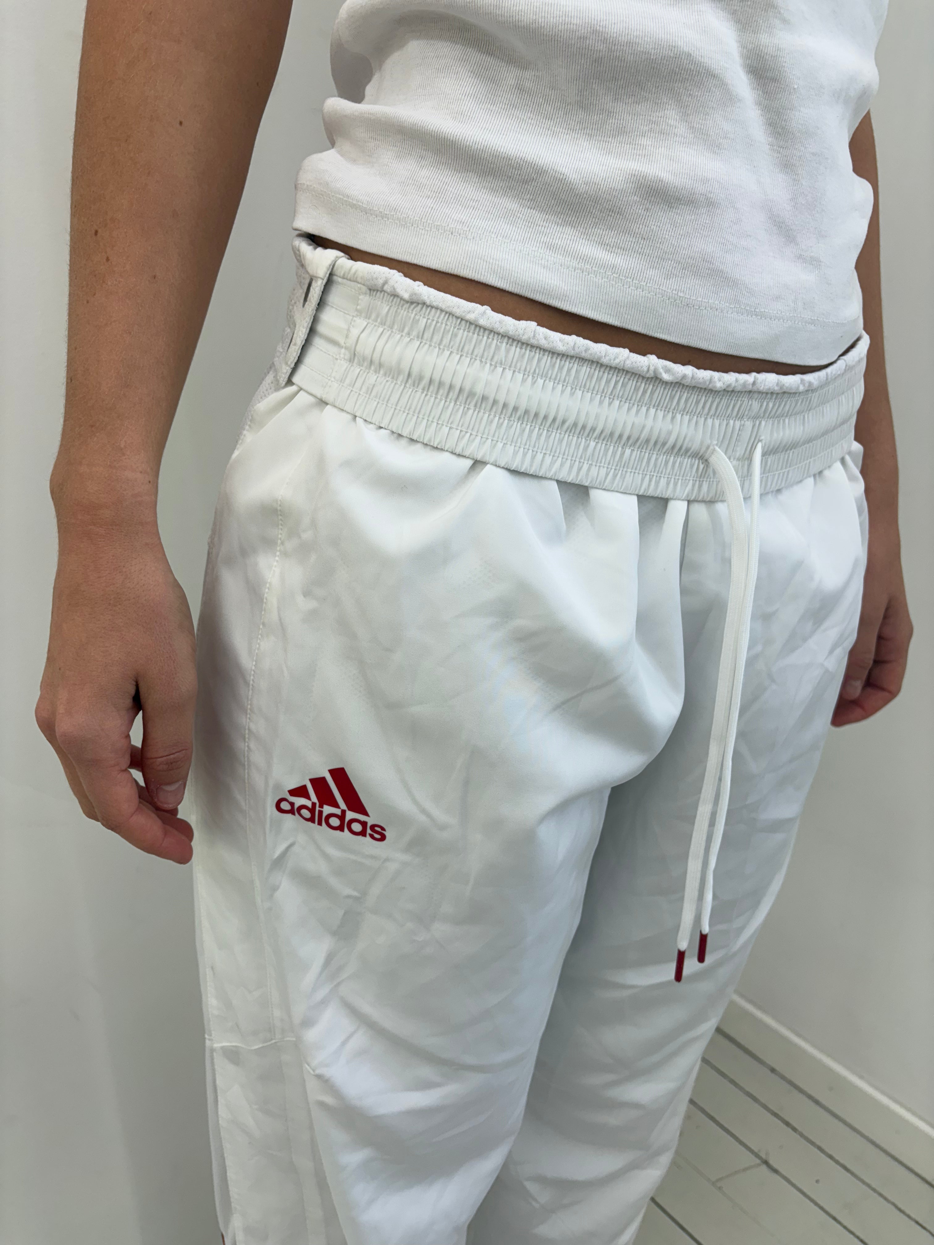 Adidas Y2K White Track Pants