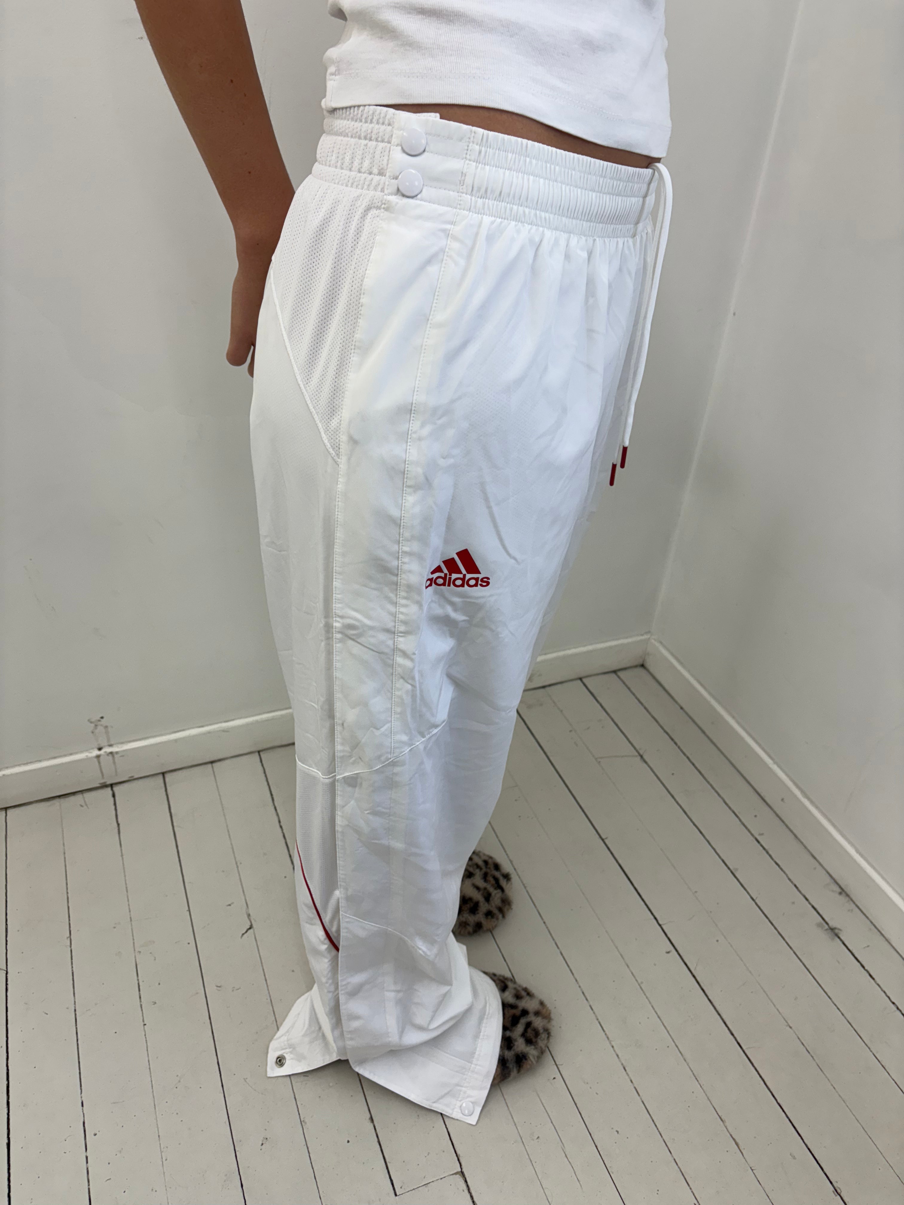 Adidas Y2K White Track Pants