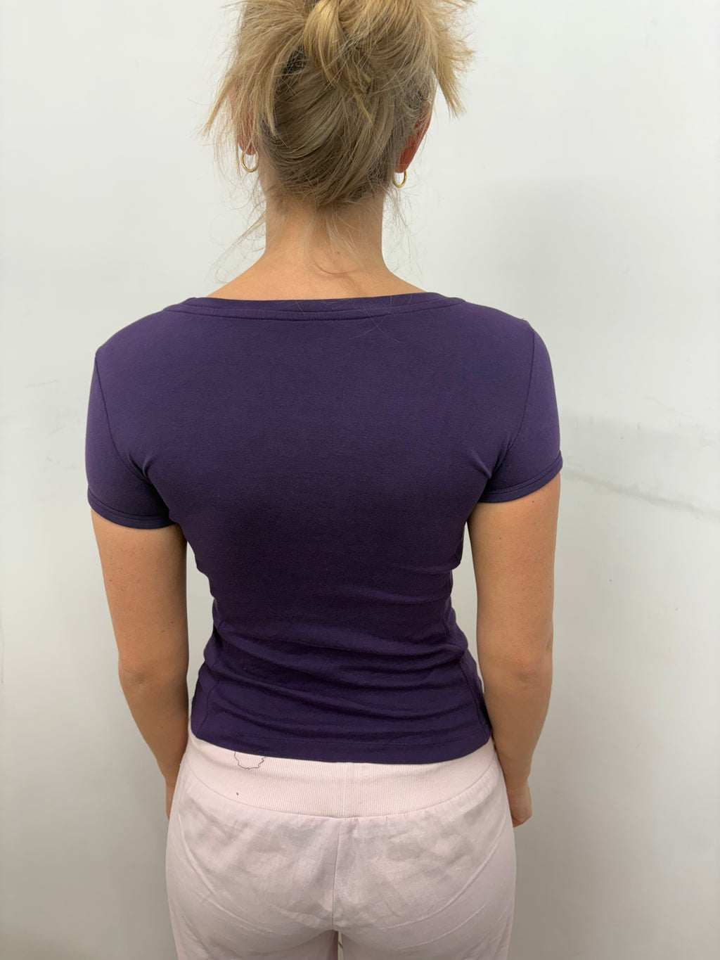 Purple Champion Logo Baby Tee