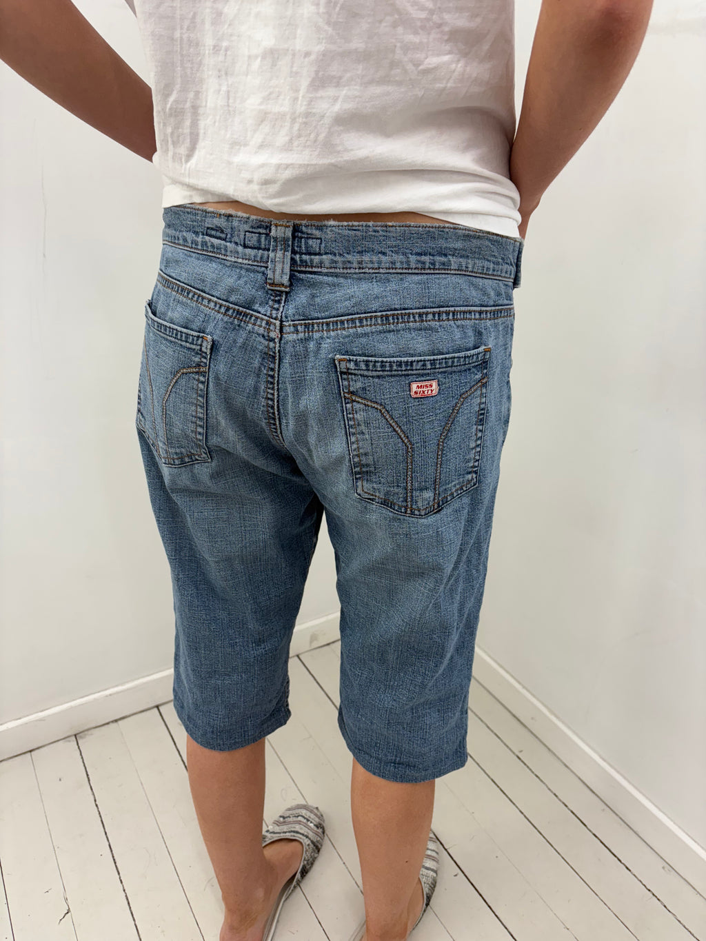 Miss Sixty Low Rise Denim Capri Jeans