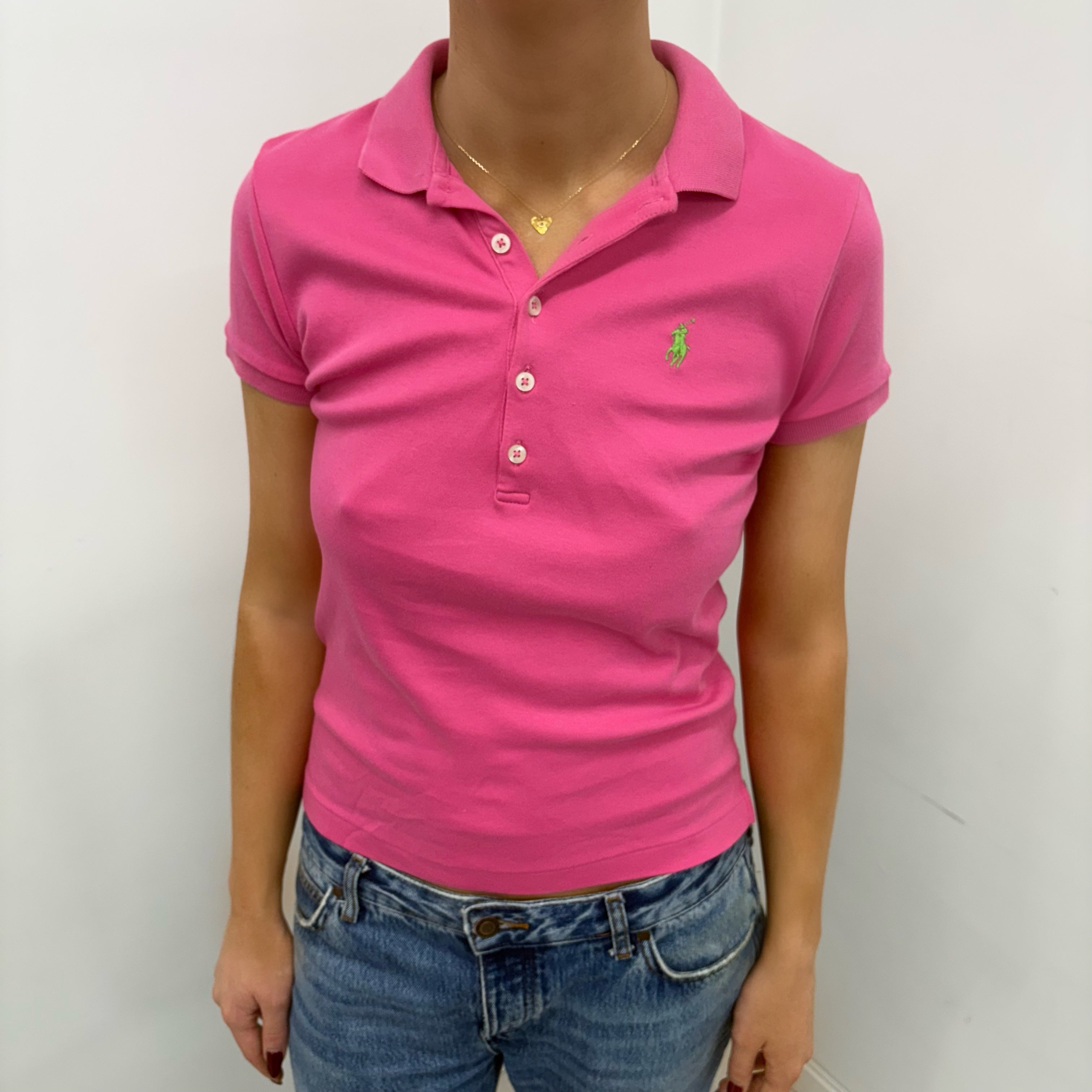 Hot Pink Polo Shirt